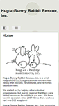 Mobile Screenshot of hugabunny.org