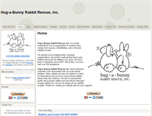Tablet Screenshot of hugabunny.org
